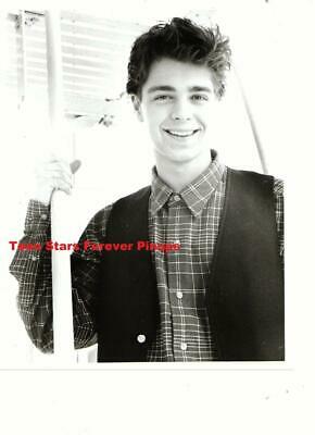 Joey Lawrence 8x10 HQ Photo from negative Blossom days light pole 90's teen idol
