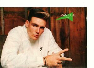 Vanilla Ice teen magazine pinup clipping Teen Machine peace