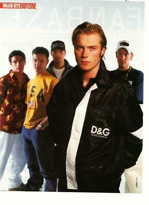Boyzone teen magazine pinup clipping Smash Hits UK boy band 90's