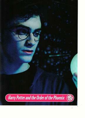 Daniel Radcliffe teen magazine pinup clipping Harry Potter Order of the Phoenix