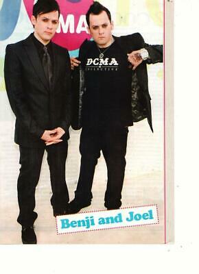 Good Charlotte teen magazine pinup clipping Joel MaddenBenji al black Pop Star