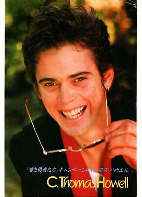 C Thomas Howell teen magazine pinup clipping sun glasses Japan smile Bop