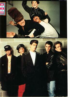New Kids on the block teen magazine pinup clipping 1990's Japan NKOTB