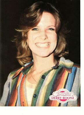 Debby Boone teen magazine pinup clipping 1980's Teen Idol Superteen