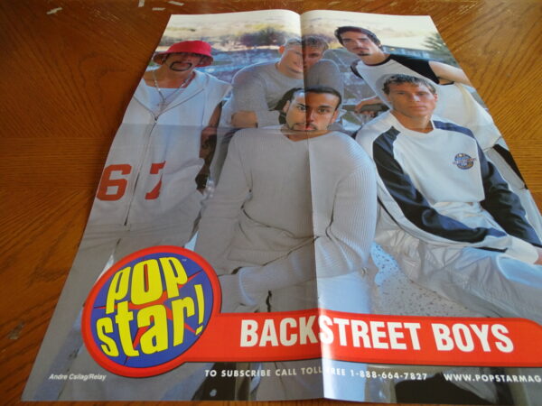 Nsync Backstreet Boys teen magazine poster beanie hats Pop Star