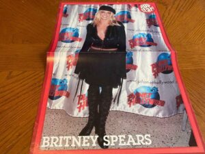 Britney Spears O-town teen magazine poster clipping pix cutting Planet Hollywood