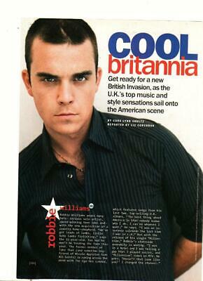 Robbie Williams Take That teen magazine pinup clippings 90's Teen Idols