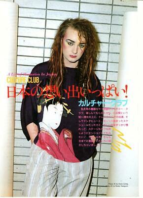 Boy George Culture Club teen magazine pinup clipping Japan mad 80's