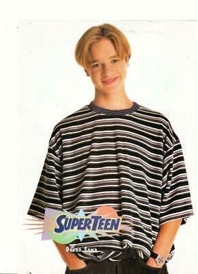 Jonathan Taylor Thomas Devon Sawa teen magazine pinup clipping Teen Idols 90s