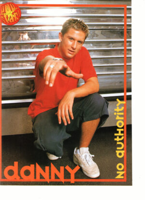 No Authority teen magazine pinup tour bus Danny Eric Pop Star