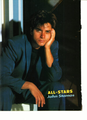 John Stamos MC Hammer teen magazine pinup blue suit All-Stars Full House