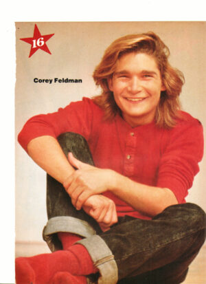 Menudo Ruben Corey Feldman teen magazine pinup red socks teen idols