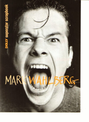 Marky Mark Wahlberg teen magazine pinup screaming Dolly magazine