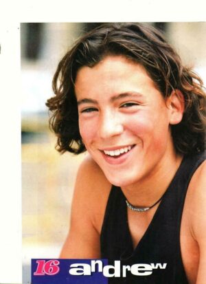 Brad Renfro Andrew Keegan teen magazine pinup clipping teen idols 16 mag