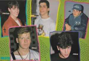 New Kids on the block Joey Mcintyre teen magazine pinup great smiles