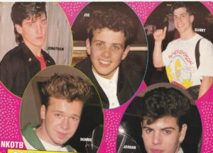 New Kids on the block teen magazine pinup calendar 1988 pic