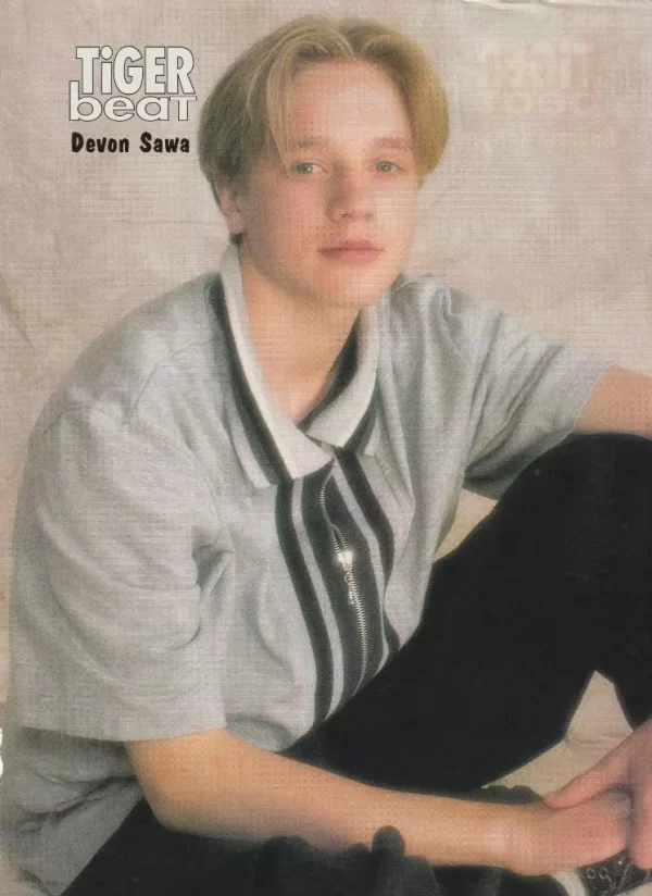 Devon Sawa Andrew Keegan teen magazine pinup clipping Tiger Beat Muslces - Image 2