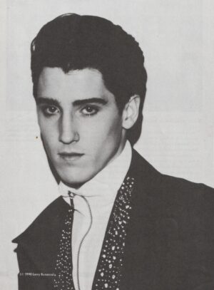Jonathan Knight teen magazine pinup black and white New Kids on the block