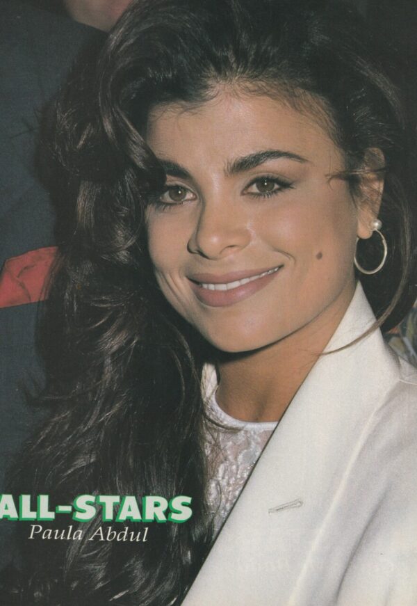 Paula Abdul Color Me Badd teen magazine pinup earing All-Stars rare