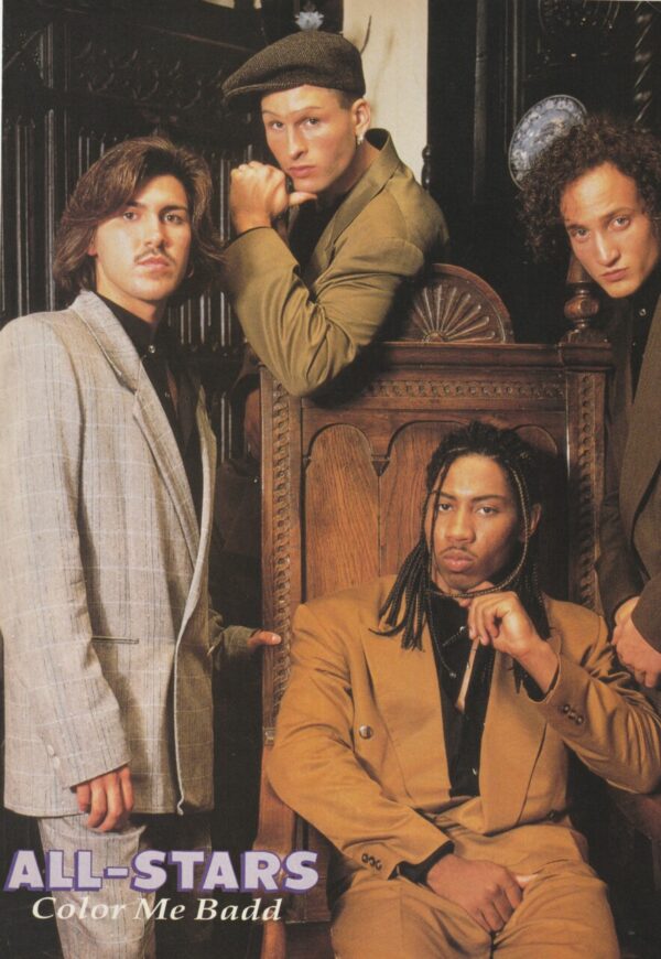 Color Me Badd hot band teen magazine pinup