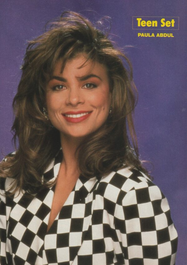 Paula Abdul teen magazine pinup Teen Set looking hot