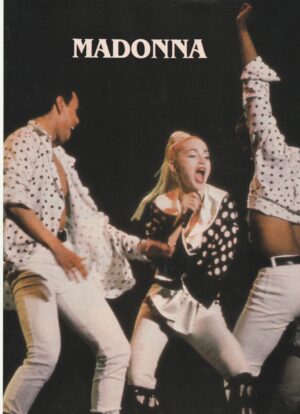 Madonna teen magazine pinup dancing on stage Teen Machine