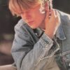 River Phoenix Tiffany teen magazine pinup jean jacket bangs 16 mag