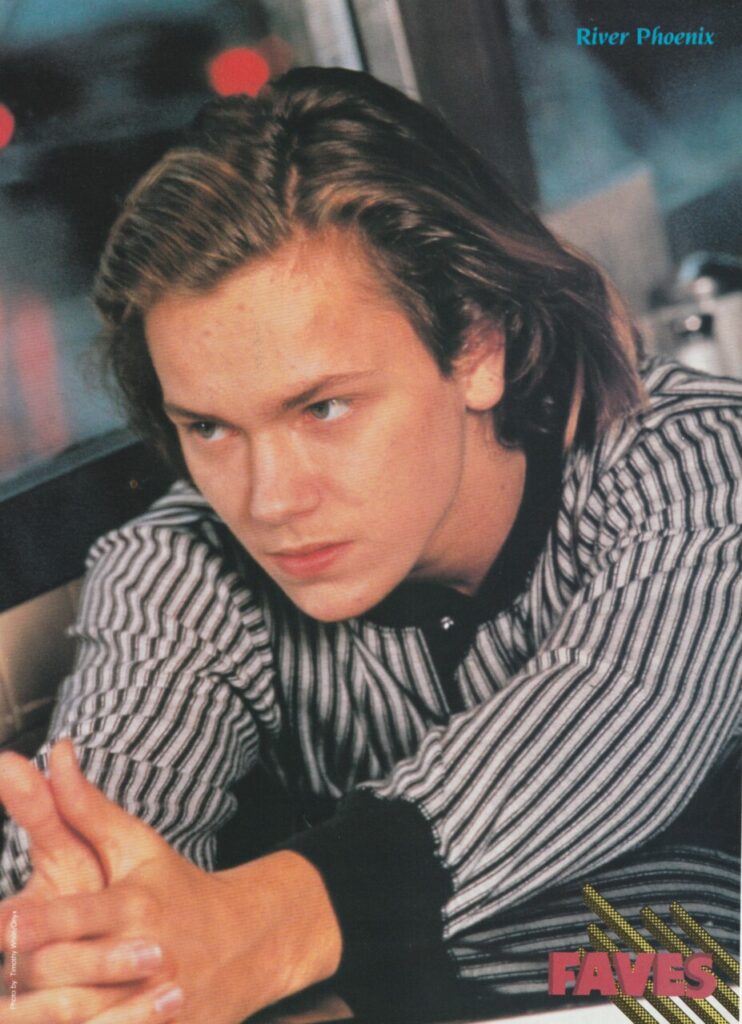 River Phoenix William Mcnamara Teen Magazine Pinup Faves Rare – Teen 