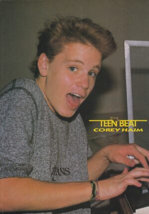 Corey Haim Chris Young teen magazine pinup jeans shirt Teen Beat