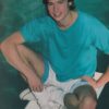 Brad Pitt Corey Haim teen magazine pinup diving board Teen Beat