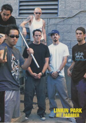 Linkin Park teen magazine pinup Hit Parader rare
