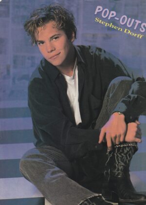 Stephen Dorff teen magazine pinup Pop Outs boots