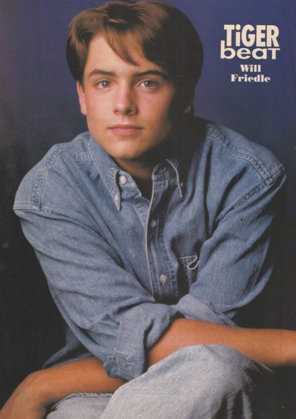 Wil Friedle teen magazine pinup jean shirt Tiger Beat