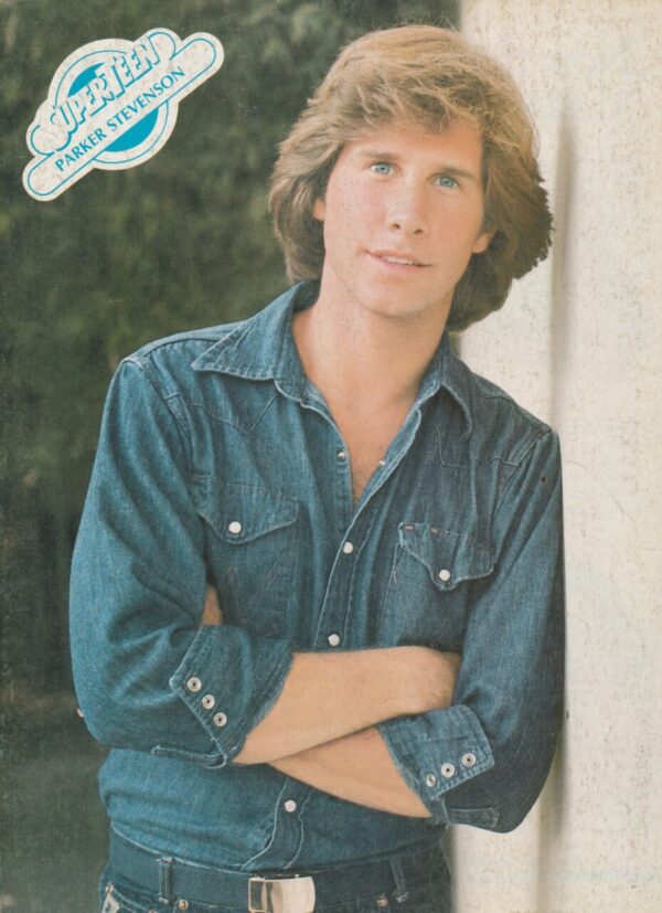 Parker Stevenson teen magazine pinup jean shirt Superteen