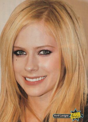 Avril Lavigne teen magazine pinup close up Tiger Beat