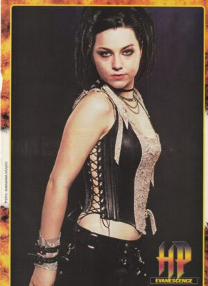 Amy Lee teen magazine pinup Evanescence sexy pose
