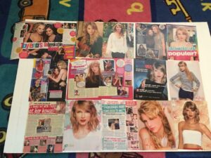 Taylor Swift teen magazine pinup poster clippings Tiger Beat Bad Blood