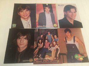 Ashton Kutcher teen magazine pinup poster clippings That 70's Show
