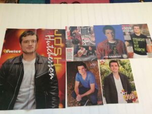 Josh Hutcherson teen magazine pinup poster clippings Tiger Beat Hunger Games