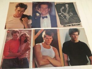 Kevin Bacon teen magazine pinup poster clippings River Wild 1980's