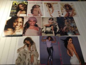 Jennifer Lopez teen magazine pinup clippings Naked in Bed Popstar