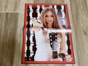 Avril Lavigne B2K teen magazine poster white shirt long hair Pop Star