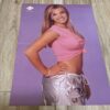 Britney Spears Nsync teen magazine poster pink shirt Bop