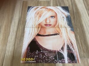 Christina Aguilera teen magazine poster nice lips Teen Idols Princess of Pop