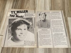 Ty Miller teen magazine clipping is too much Teen Machine