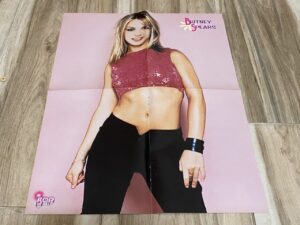 Britney Spears Take 5 teen magazine poster sexy pose pop princess Bop