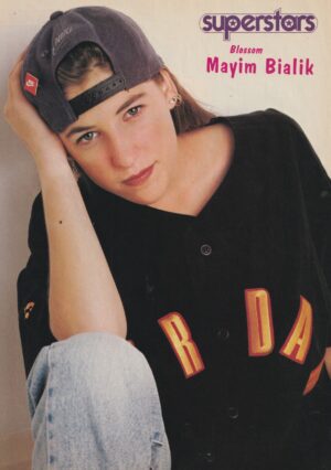 Mayim Bialik Jonathan Angel teen magazine pinup Saved by the Bell New Class Blossom Super Stars