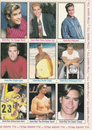 Mark Paul Gosselaar teen magazine pinup collector cards shirtless