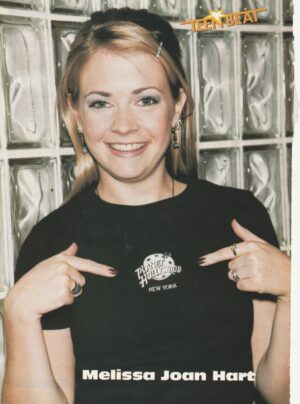 Melissa Joan Hart teen magazine pinup Planet Hollywood shirt 16 Teen Beat