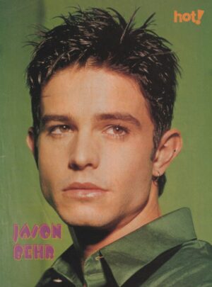 Jason Behr teen magazine pinup green shirt Hot magazine hard to find Roswell